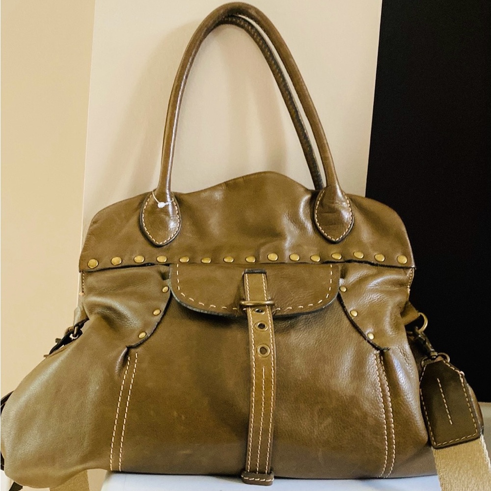 Hayden Harnett Hudson Satchel - 100% leather .